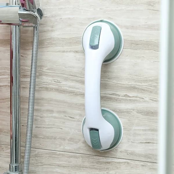 Bathroom armrest punch-free strong suction cup handle children's bathroom cylinder handle elderly toilet safety handle cross-border