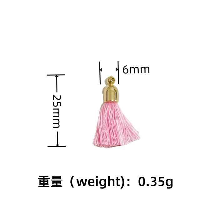 Cross-Border Popular Tassel DIY Accessories, Keychain Tassels, Clothing Accessories, Jewelry Accessories, Hanging Tassels