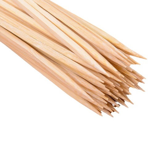 Iron skewers for hot pot, bamboo skewers for barbecue, 9/12/15/18/20/25/30cm can be customized. 