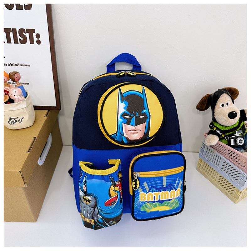 Nueva mochila de jardín de infantes Spider-Man de dibujos animados de 3-8 años de edad los niños preescolares mochila de primer grado