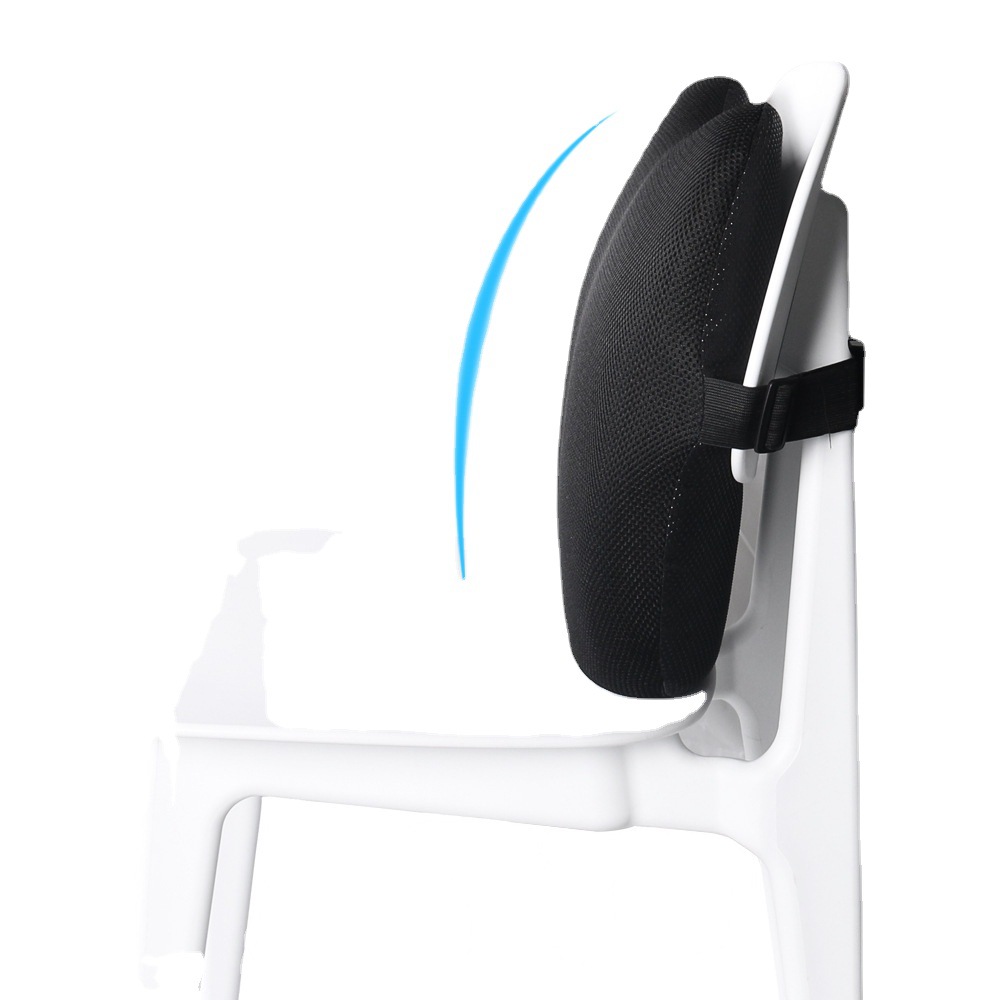 Espuma de memoria soporte lumbar Oficina Coche reposacabezas soporte lumbar soporte de memoria espuma asiento de oficina soporte lumbar de rebote lento image 6