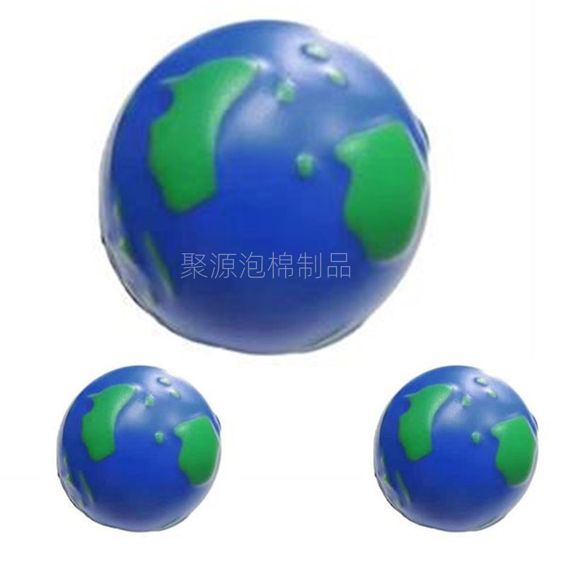 Pu Foam Earth Decompression Toy World Map Decompression Bouncing Ball Soft Foam Earth Pressure Toy Creative Gift