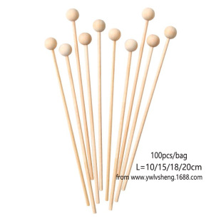 Supply 15cm wooden mixing stick Christmas candy stick old rock candy wooden stick lollipop wooden stick Marshmallow