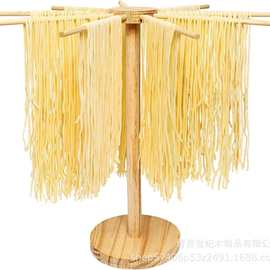木制意大利面条晾干架简约木质可拆卸式面条架可旋转置物架