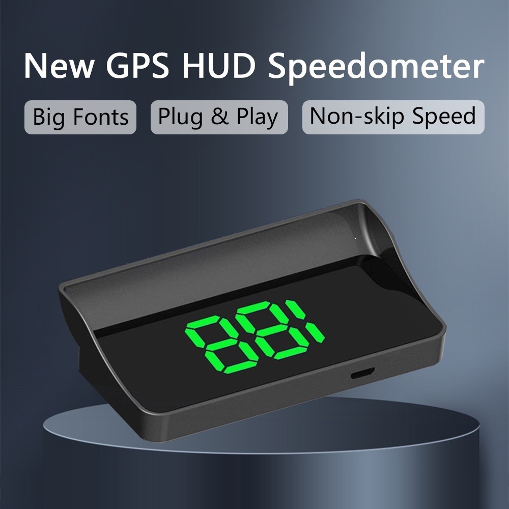 New Model Hud Head-Up Display Gps Speedometer Speed Display Kmh/Mph Cross-Border