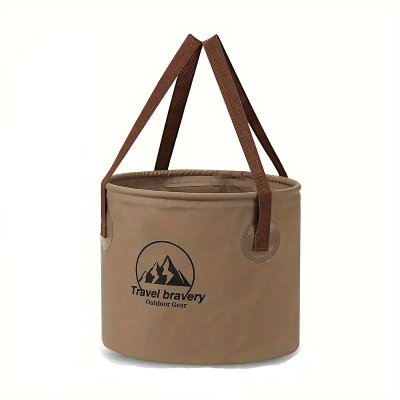 Portable Foldable Camping Bucket Large Capacity For Outdoors_voghion.com