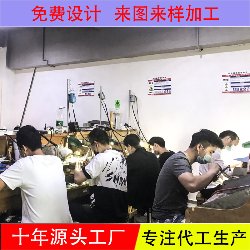 925纯银项链吊坠女定制首饰厂代加工十字链定做锁骨链纯银女