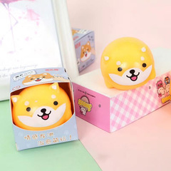 Creative gift decompression tool Shiba Inu pinch fun cute vent ball luminous funny toys wholesale