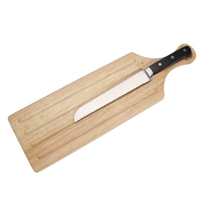 Tabla de cortar de madera hogar pan tostado rebanada tabla de cortar conveniente multifuncional Steak Pizza junta con mango