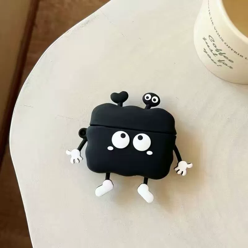 Силиконовый защитный чехол для Apple AirPods (3-е поколение) — дизайн мультгероя, зацепляющий или хвост, беспроводная совместимость