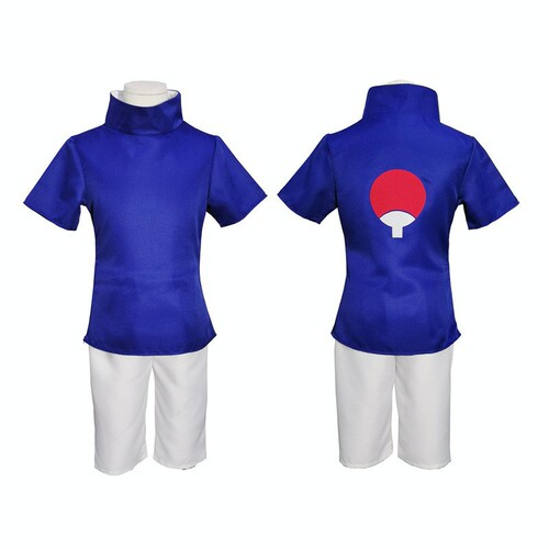 Wholesale Naruto Uzumaki Shippuden Himawari Ninja Mask Cosplay Anime Performance Costume Sasuke Teenager Set