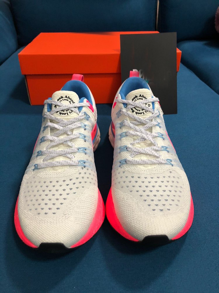 React Infinity Run Flyknit 2 zapatillas de correr ligeras y amortiguación transpirables