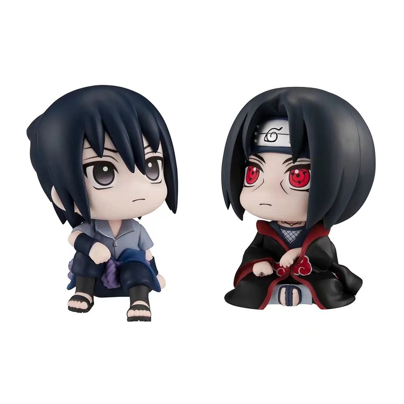 NARUTO ナルト Qバージョン 座り姿勢 ナルト カカシ サスケ イタチ 車の装飾品 二次元アニメモデル|undefined