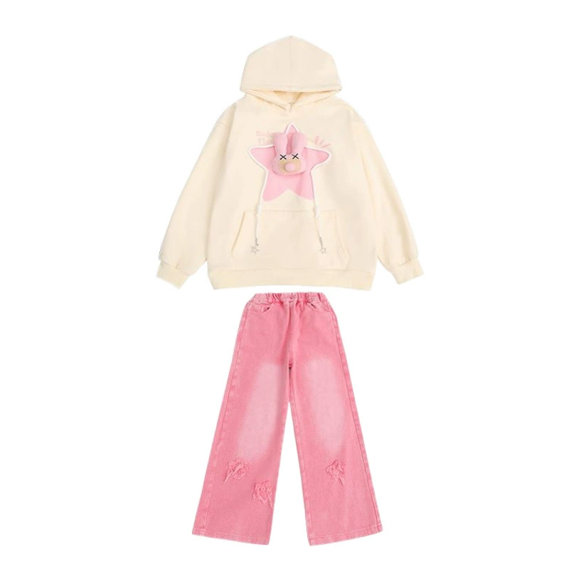 Autumn down jacket, sweatshirt, overall, demi-season warm trousers, jeans for leisure, for teenagers