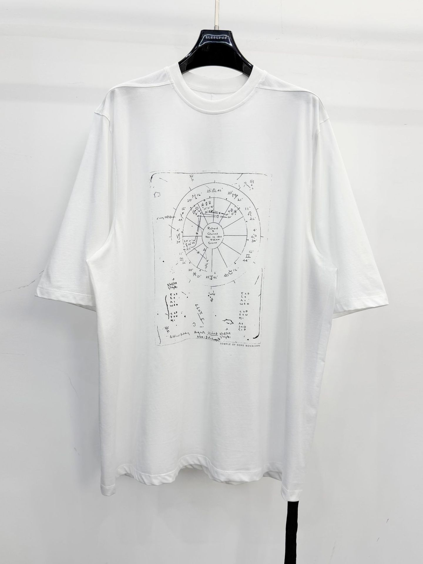 Cotton Short-Sleeve T-Shirt, Curved-Nail Graphic, Urban Style and Loose Fit for Men