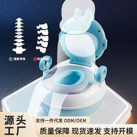 儿童坐便器抽屉式靠背小马桶便携尿盆婴幼儿一体式翻盖坐便圈批发