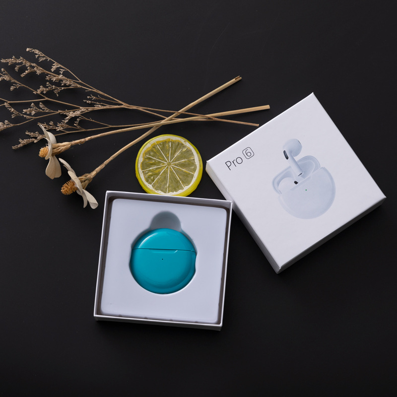 Nuevos auriculares Bluetooth Pro6 auriculares estéreo inalámbricos TWS en el oído macaron J6 auriculares Bluetooth de seis generaciones