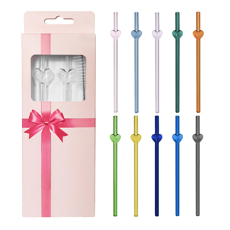 투명 사랑 빨대 2개 2+1 세트