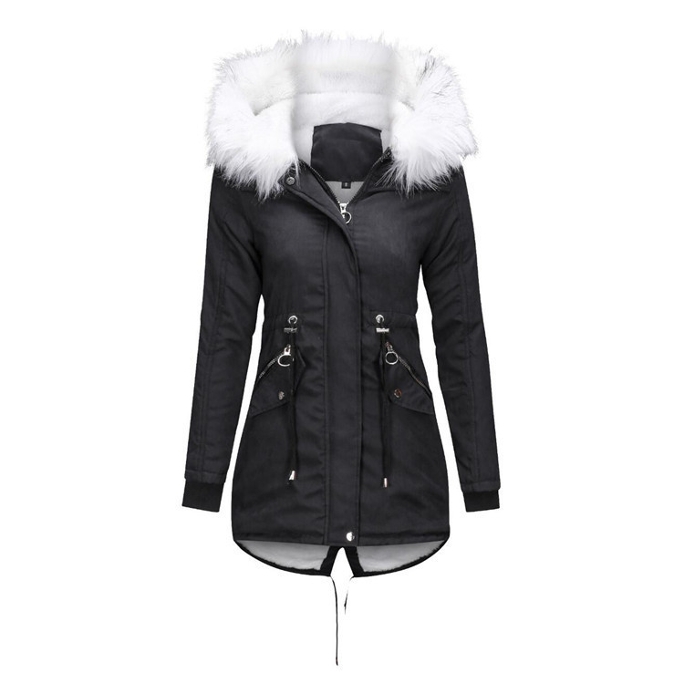 Women's Mid-length Cotton Coat For Women Winter Style_voghion.com