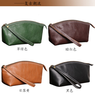 A generation of new real leather Women bag vegetable leather bag leather bag multi-color personality zero wallet