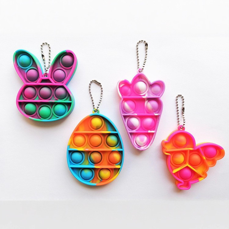 Cruces transfronterizas en caliente ecológicas de grado alimenticio anti-comer mano tranquilizadora diente entrenamiento oral arco iris fábrica de bloques directos