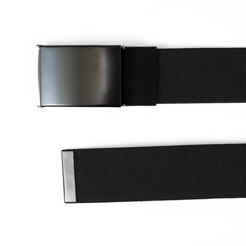 Fábrica al por mayor cinturón suave hebilla de nylon tejido cinturón elástico táctico al aire libre entrenamiento militar de los hombres pantalones cinturón