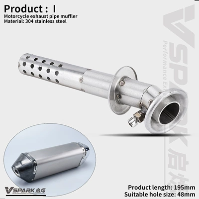 Motorcycle exhaust pipe – Motorcycle Modified Exhaust Pipe - style-9-yoshimura-triangle-silencer