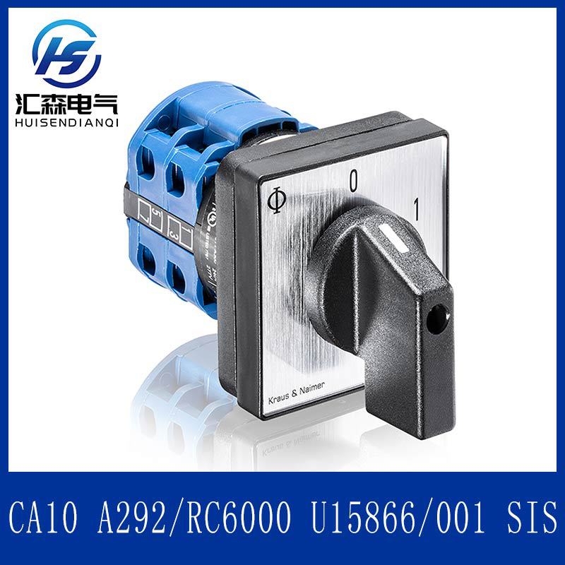 奥地利蓝系列转换开关CA10 A292/RC6000 U15866/001 SIS 型号齐全