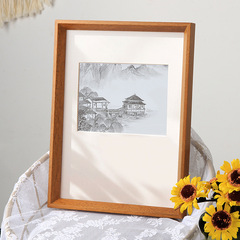 實木相框掛牆24 30寸36 4K 16 20寸外框裝裱畫框A4A3簡約裝飾