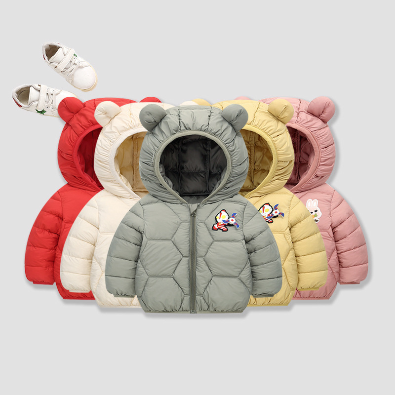 852外贸秋冬季儿童棉衣男女童轻薄款羽绒棉服宝宝童装轻外套小童