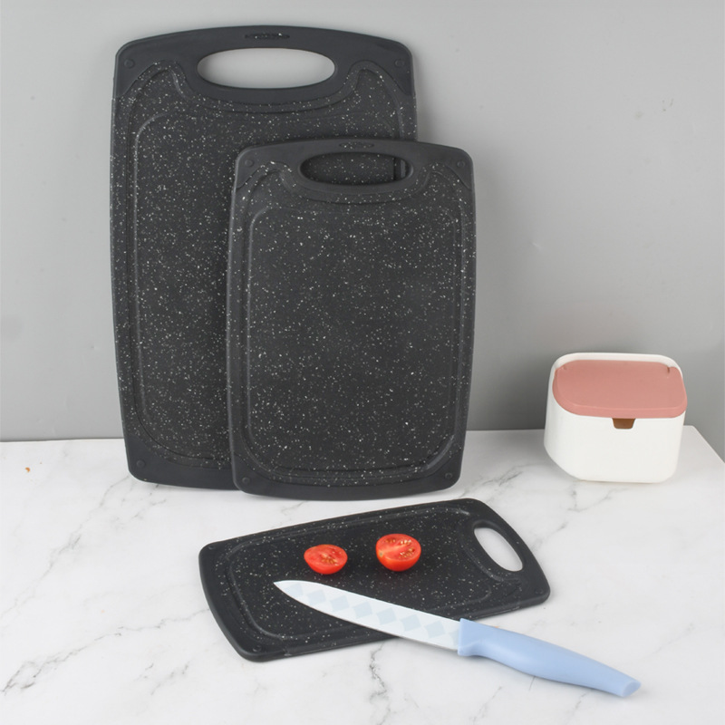 tablero de paja de trigo tablero de corte de doble cara tablero de corte de frutas de plástico tablero de corte de cocina doméstica tablero antideslizante de tres piezas tablero de recortes