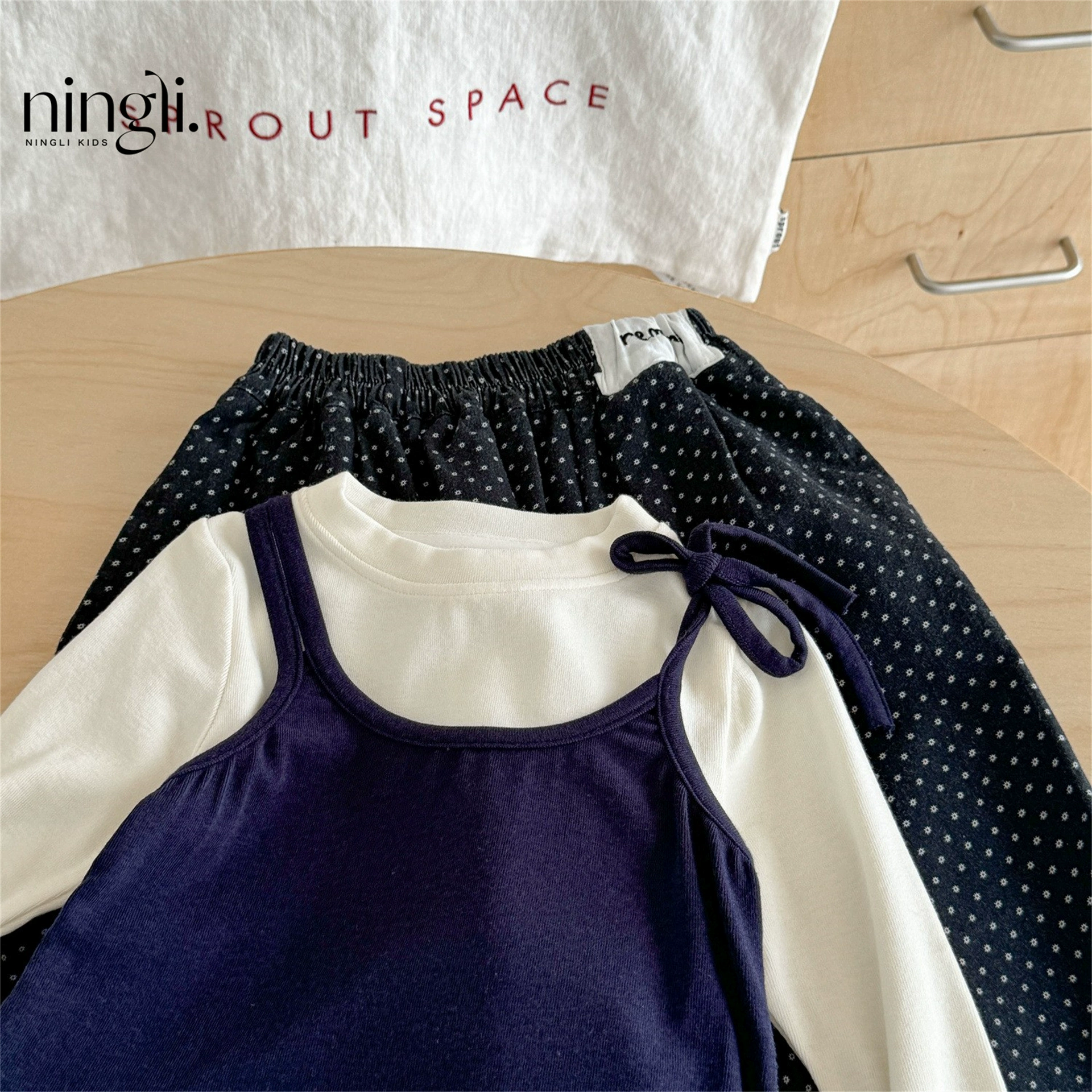 柠里 Cute autumn set, children's thermal underwear