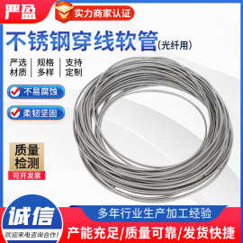 304不锈钢穿线软管 电线电缆光纤防鼠咬保护套管穿线金属波纹管
