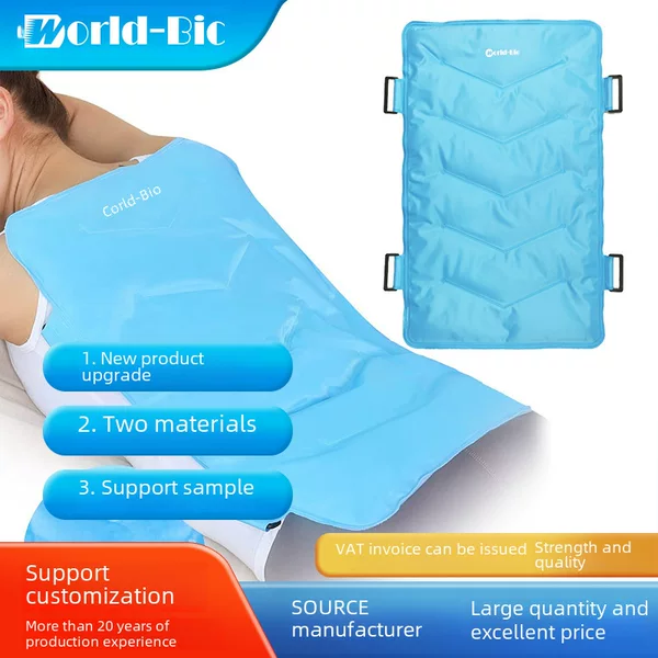 Cross-Border Cold Compress Physiotherapy Reusable Cold Compress Bag Ice Pack Shoulder Nylon Ice Pad Manufacturer