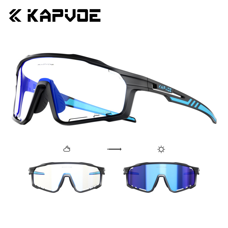 Gafas de Ciclismo Fotocromáticas de TR90 A Prueba de Viento para Deportes al Aire Libre
