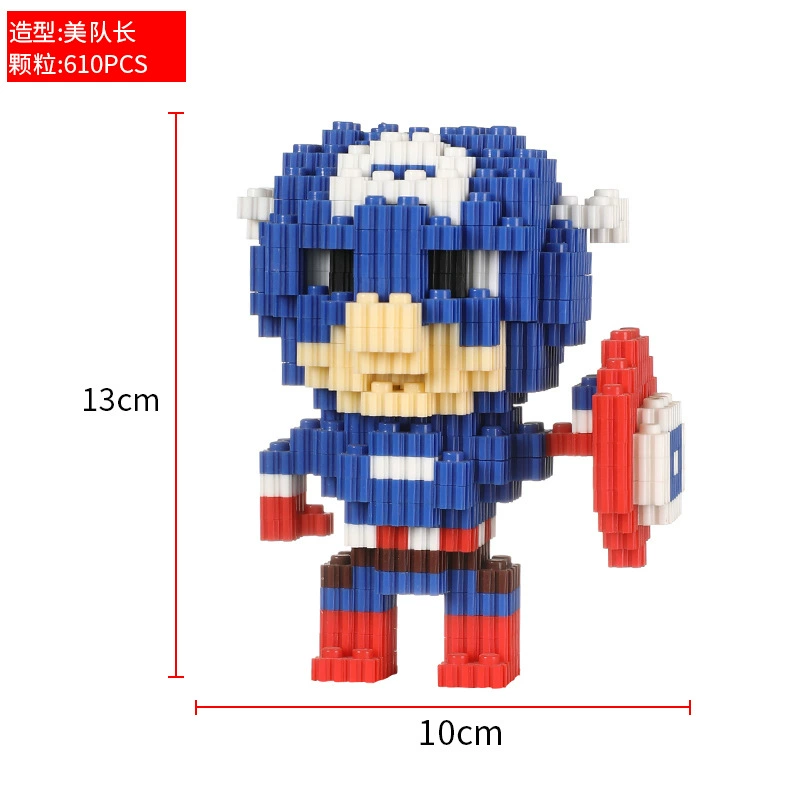 Конструктор Lego Ultraman Tiga Micro Block, различные цвета, 10×10×10 см