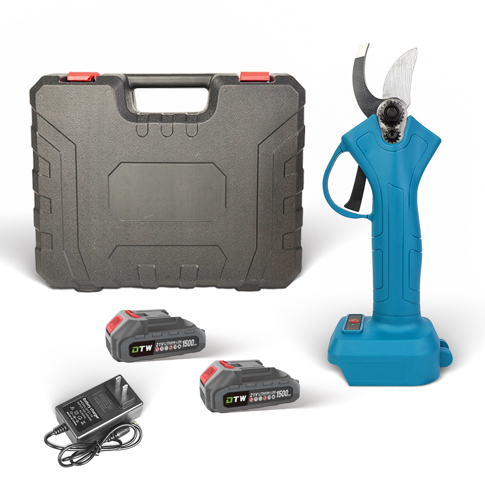 Tijeras de podar eléctricas sin escobillas tijeras de jardín de árboles frutales de litio eléctricas se centran en las ramas de frutas directas de fábrica al por mayor