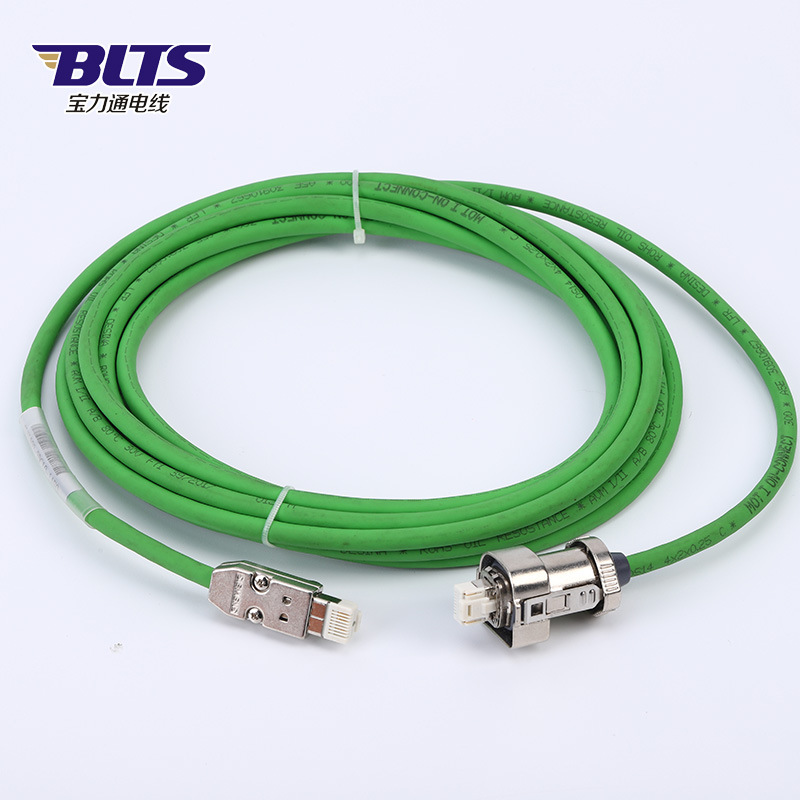 厂家跨境专供耐弯曲裸铜工业相机高柔拖链网线千兆相机网线