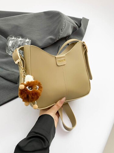 Saddle bag, women's armpit bag, one-shoulder crossbody bag, chanel style, high-end bag, all-matching soft leather bag, 1272