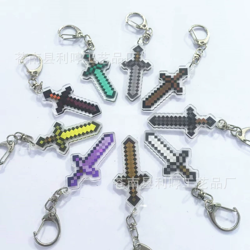 Cartoon acrylic keychain, backpack accessory