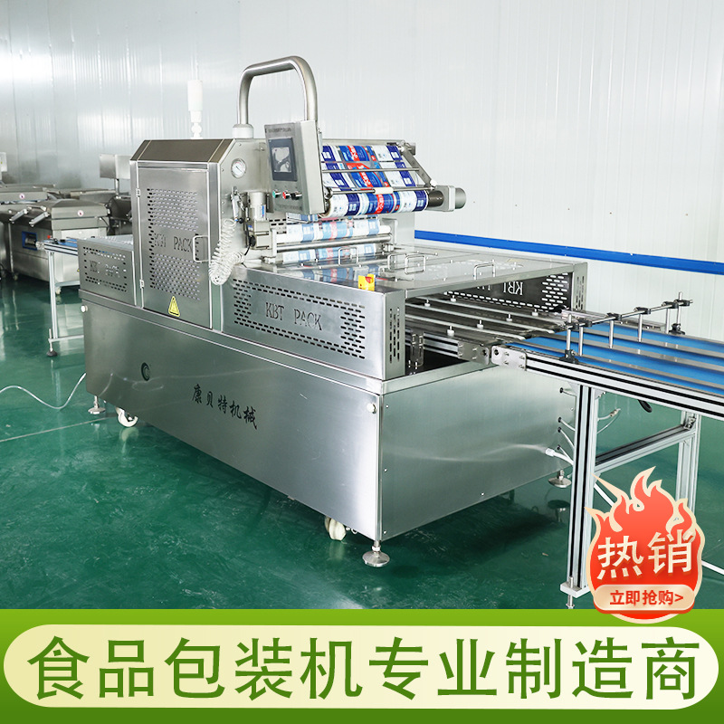 气调锁鲜包装机 多彩葡萄干全自动连续真空气调包装机