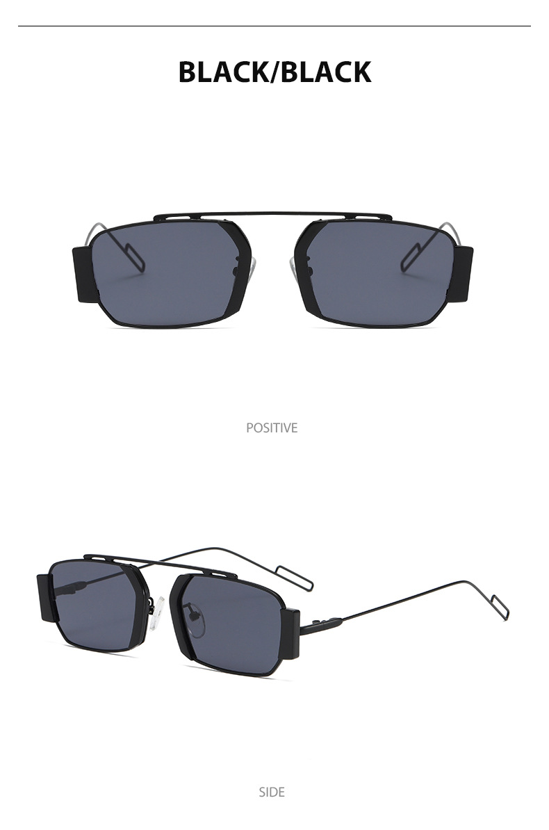 Polygon Sonnenbrille Für Damen Und Herren Steampunk Design_voghion.com