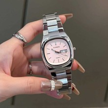 女士手表复古轻奢小众简约气质方形女款职场通勤学生防水日历女表
