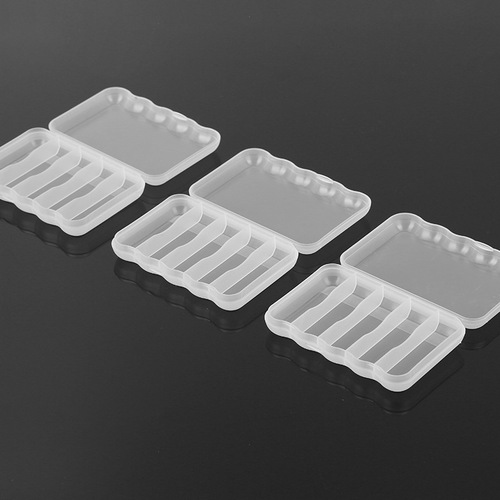 Headphone compartment packaging box PP plastic storage box battery box transparent plastic earplug transparent packaging box wholesale