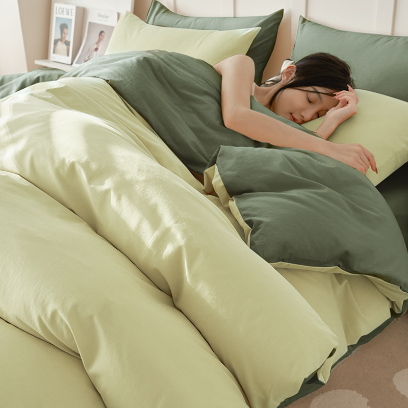 Una sola pieza de capa de algodón de clase A2025 nueva capa de cama de algodón dormitorio de estudiantes 150x200 sábanas