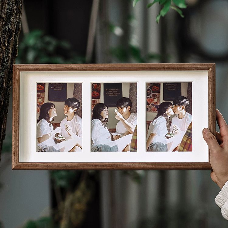 월넛 컬러 3프레임 (3 장, 6inch 장)