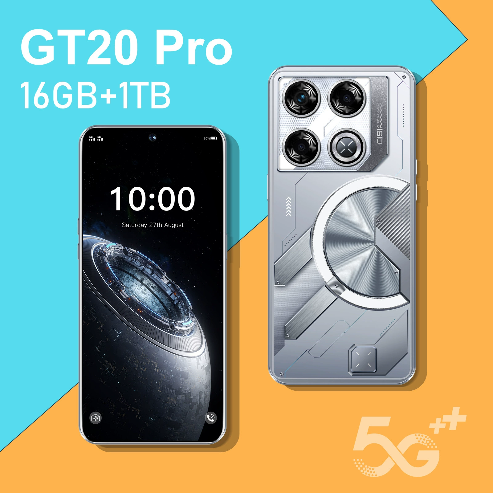 Мобильный телефон GT20 Pro смартфон 7.3" высокочеткий большой экран 16+1T заводская цена (хит-модель)