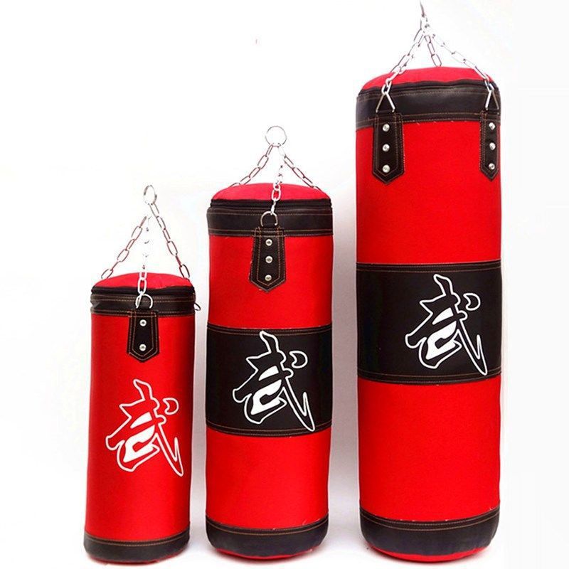 Boxing Sandbag Hanging Hollow Sandbag for Adults and Children Taekwondo Martial Arts Fighting Training Equipment for Home Use