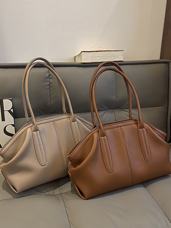 Böyük Həcmli Retro Çiyin Çantası, Qol Altı Tote Model
