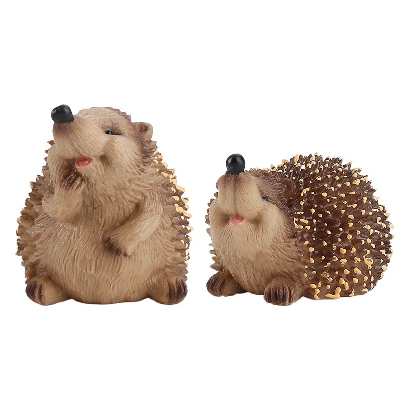 Simulación cognitiva de los niños animal erizo modelo robando melón tejón selva Cub erizo decoración traje juguete